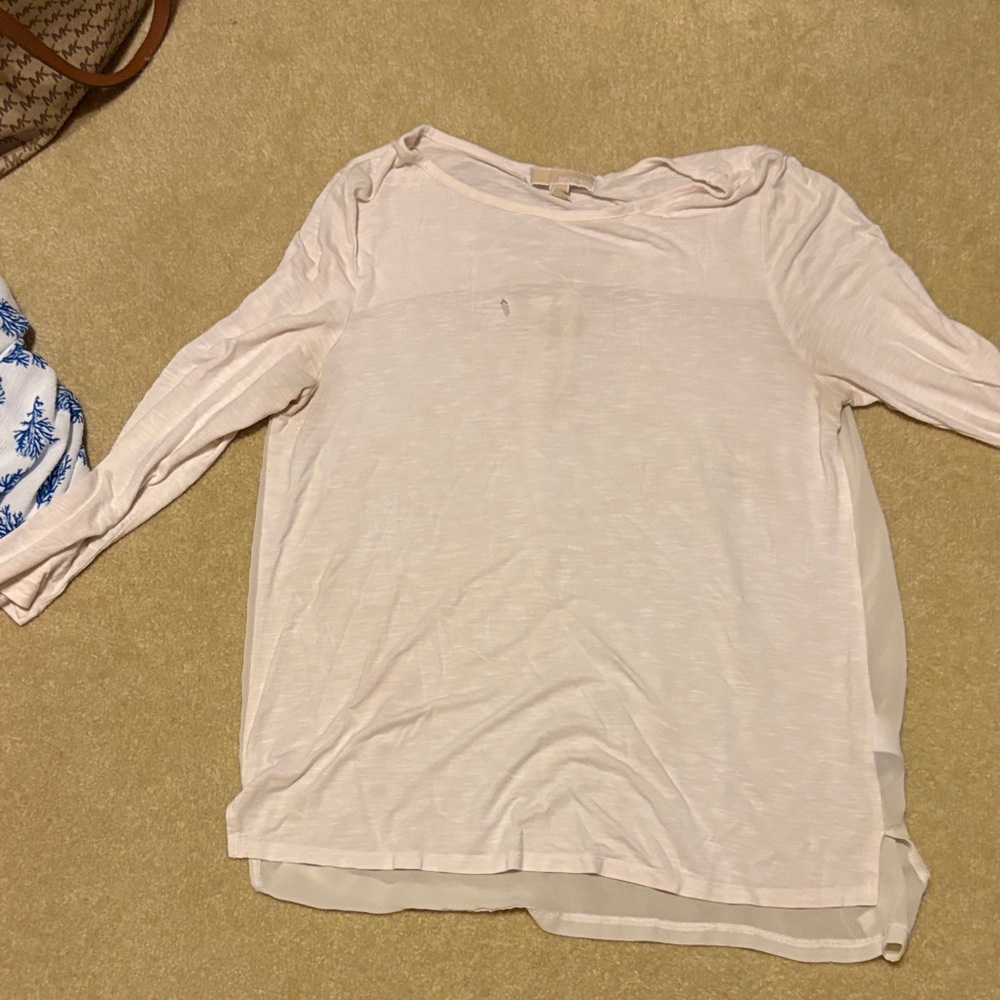 Elegant Cream Women's Top